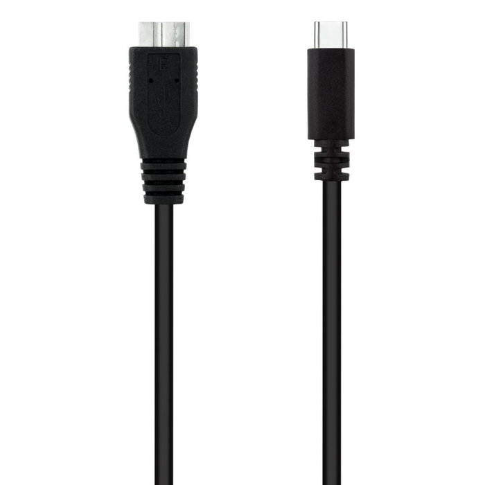 Nanocable 10.01.1201-BK Cable USB C a Micro-USB B 1 m Negro